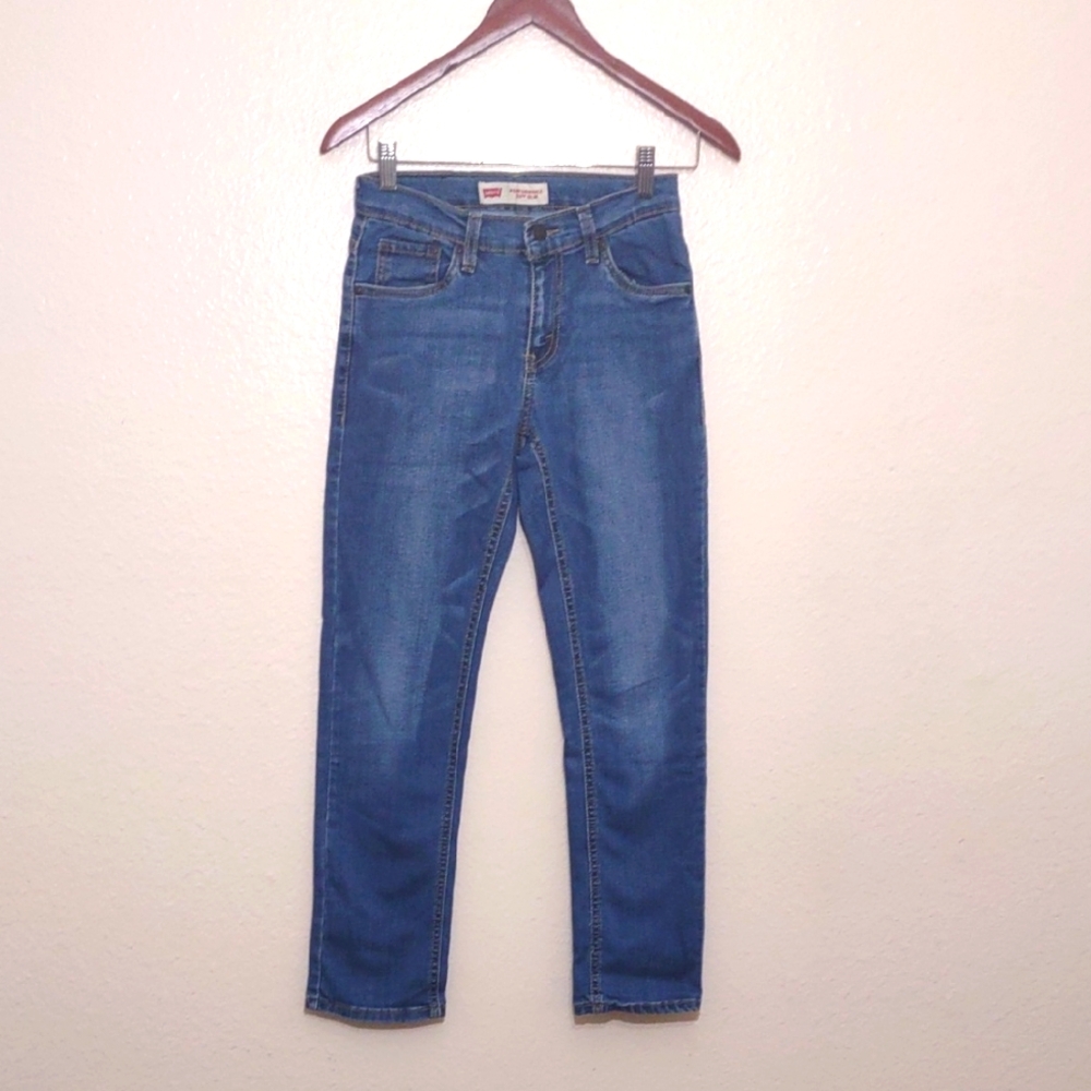 SLIGHTLY USED LEVI'S 511 PERFORMANCE SLIM12 REG W26 X L26 COLOR BLUE